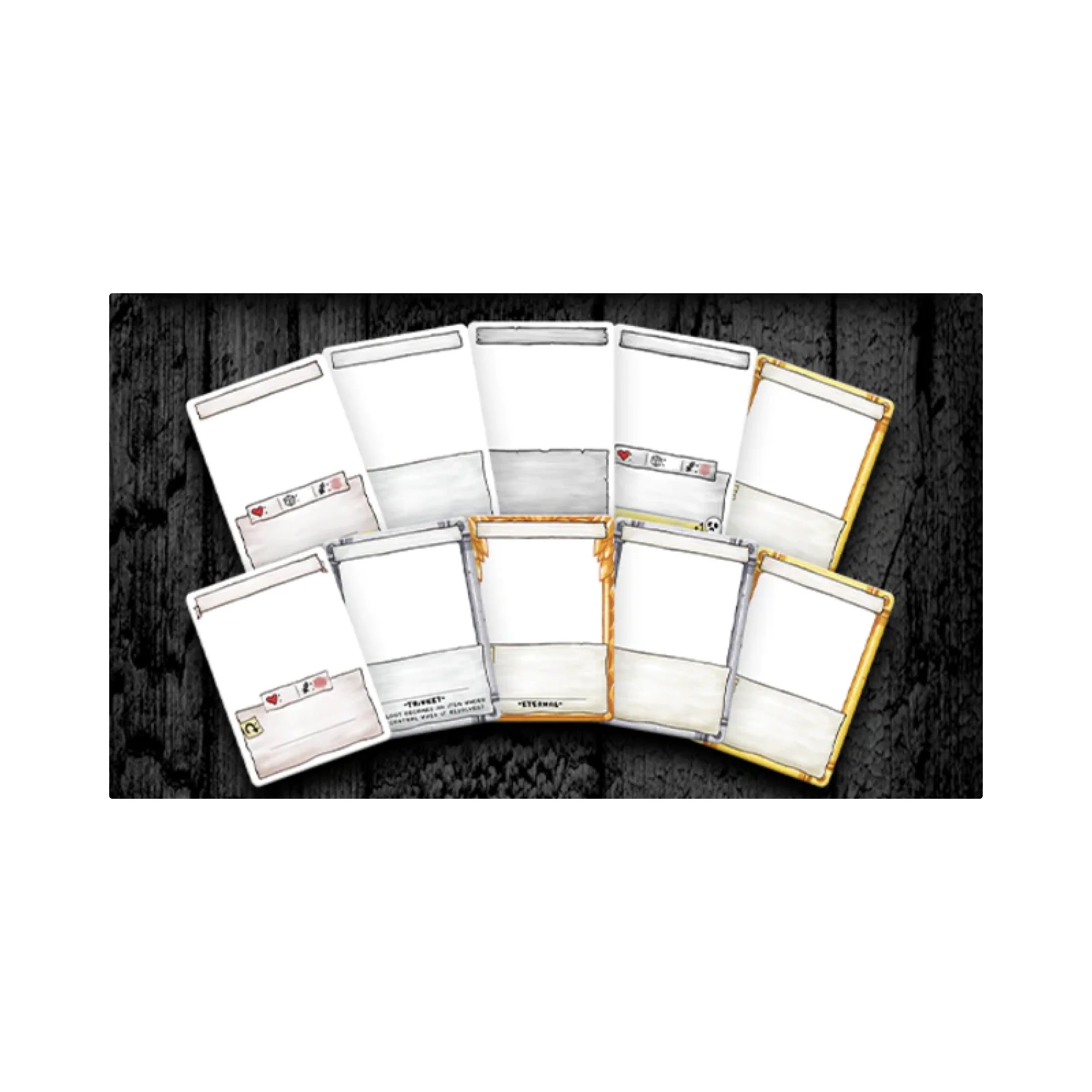 binding of isaac four souls blank card The Isaac: 2nd Edition 15 Heart Tokens Blank Monster - Four Souls