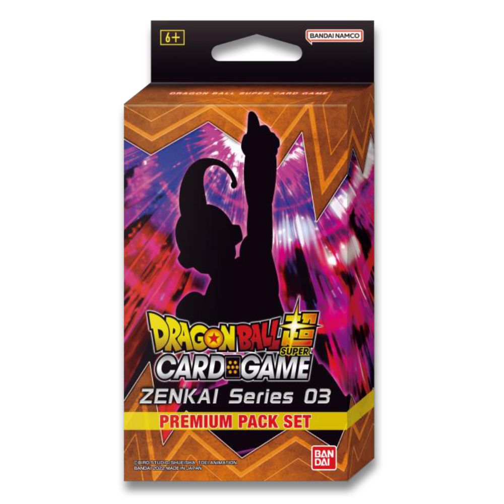 Dragon Ball Super Card Game Zenkai Series 03 Premium Pack Set Display