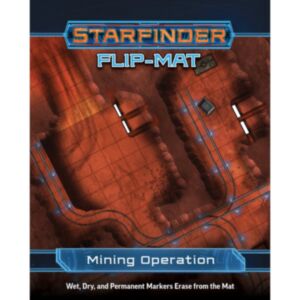 Paizo Starfinder Flip-Mat: Metropolis – Doppelseitige Stadt-Matte Für Rollenspiel-Fans