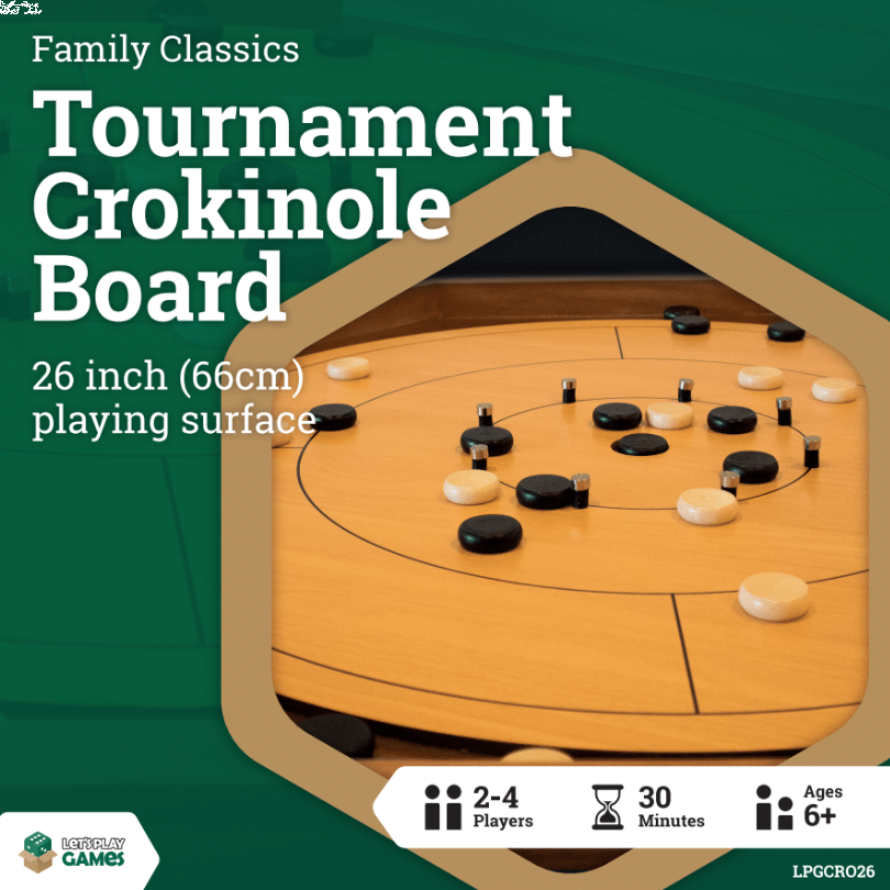 LPG Tournament Crokinole Board (Case of 2)