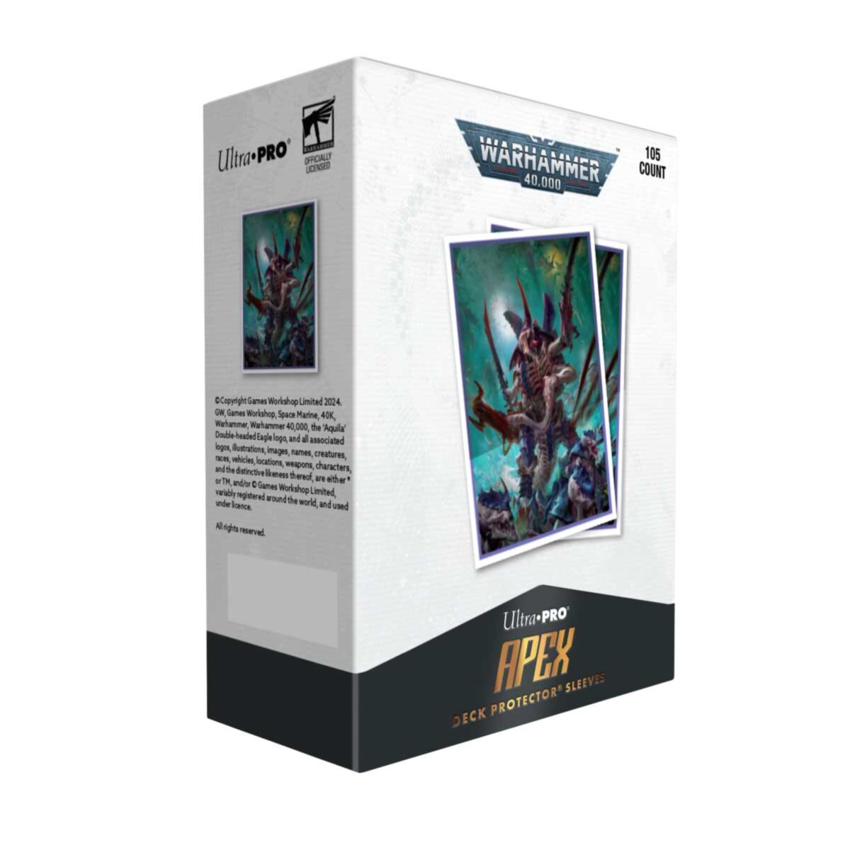 Ultra Pro: UP16445 Tyranid 105ct Apex Deck Protector sleeves for Warhammer  40k [::] Let's Play Games