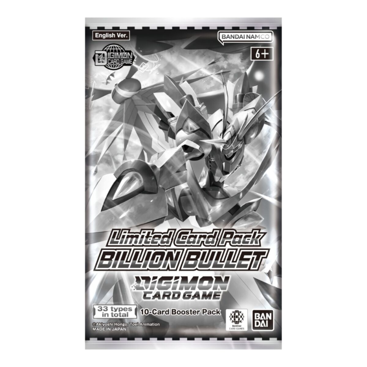 billion bullet digimon card list Limited Pack Each Booster Box contains 6 Booster Packs DIGIMON CARD GAME Limited Card