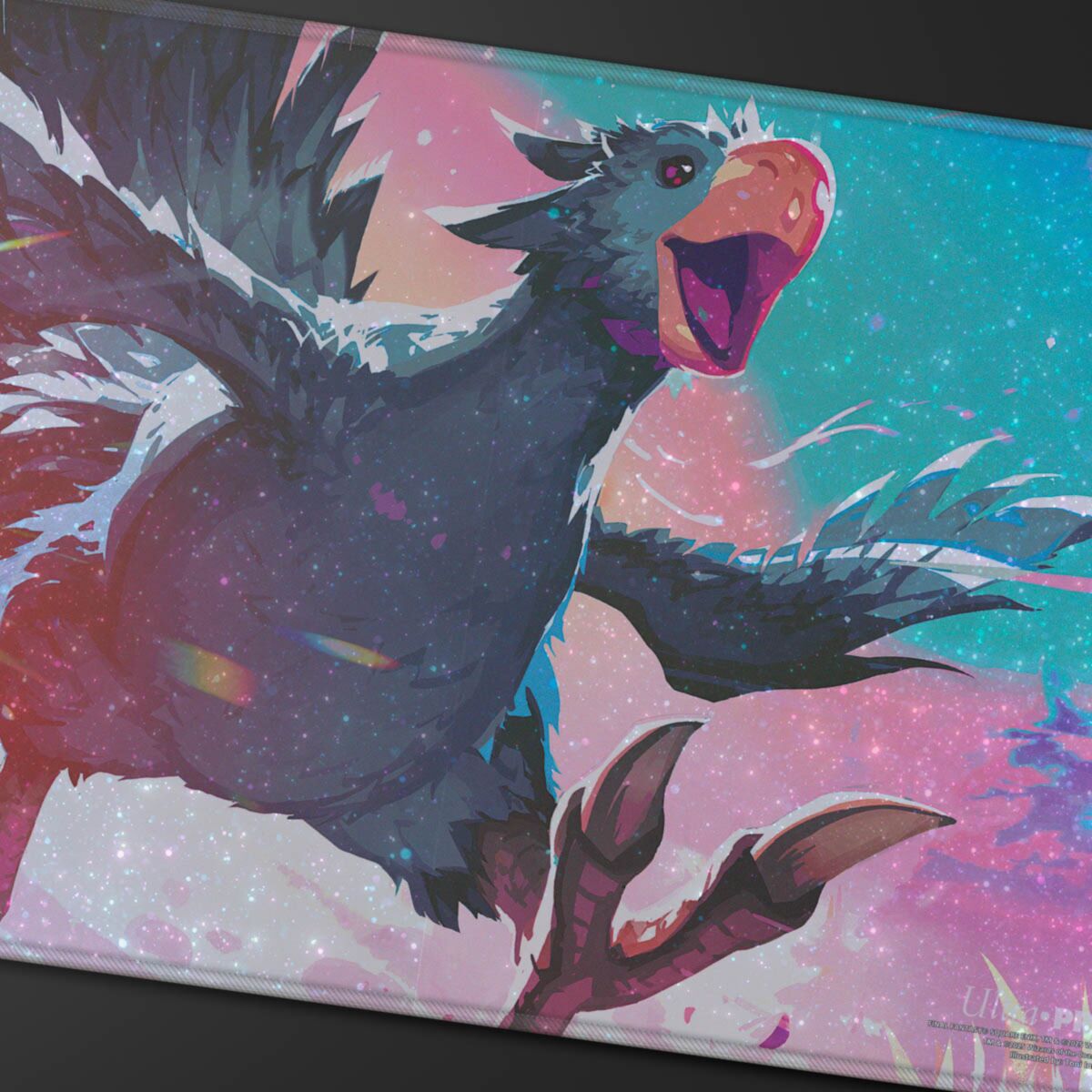 mtg final fantasy holofoil playmat Ultra Pro Balthier & Fran Made with a soft fabric top and a non UP PLAYMAT MTG FINAL FANTASY
