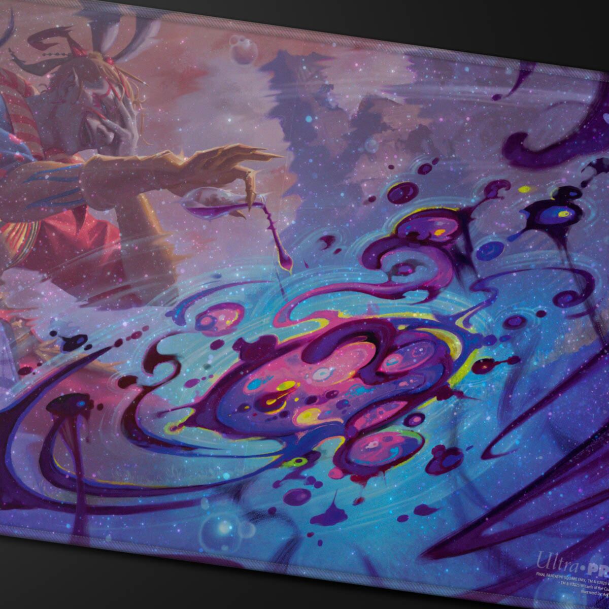 ultra pro mtg final fantasy playmat Magic: The Gathering®—FINAL FANTASY™ Y'shtola Rhul Black Stitched Play – Ultra  PRO International main image 1