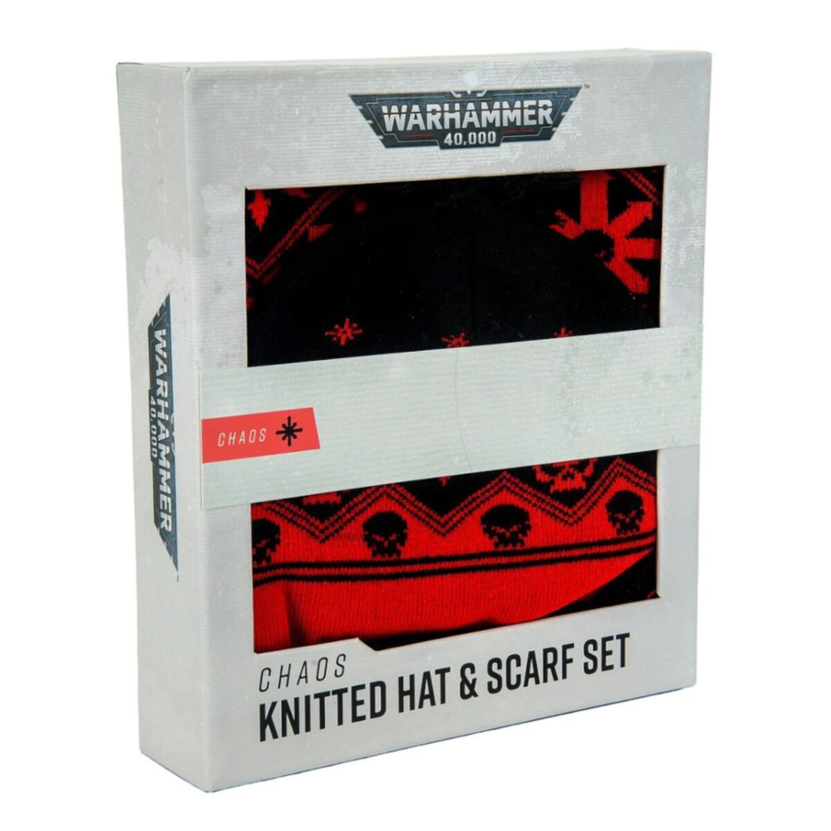Warhammer Chaos Knitted Hat and Scarf Set [::] Let's Play Games