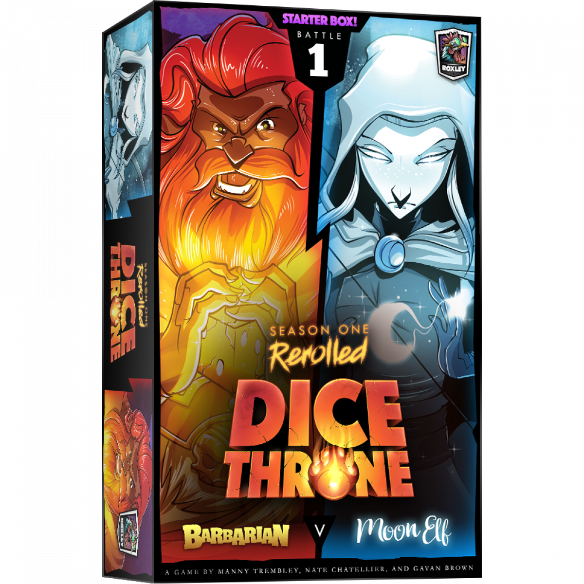 Dice Throne Season 1 Rerolled Barbarian v Moon Elf Box 1 [] Let's