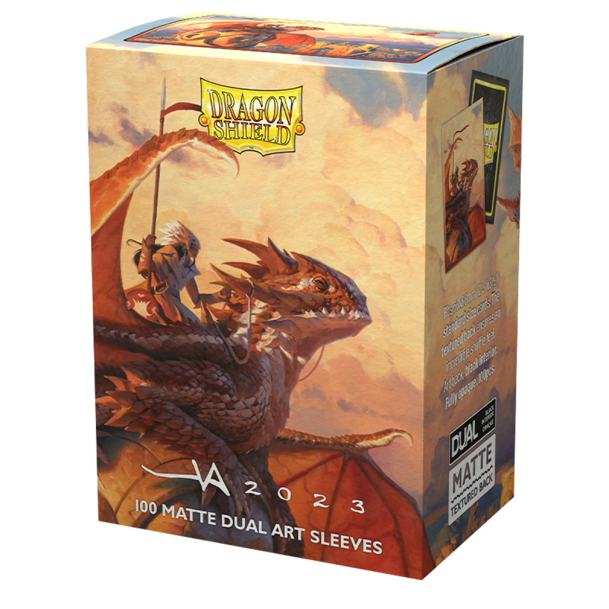Sleeves Dragon Shield Box 100 MATTE Dual Art The Adameer