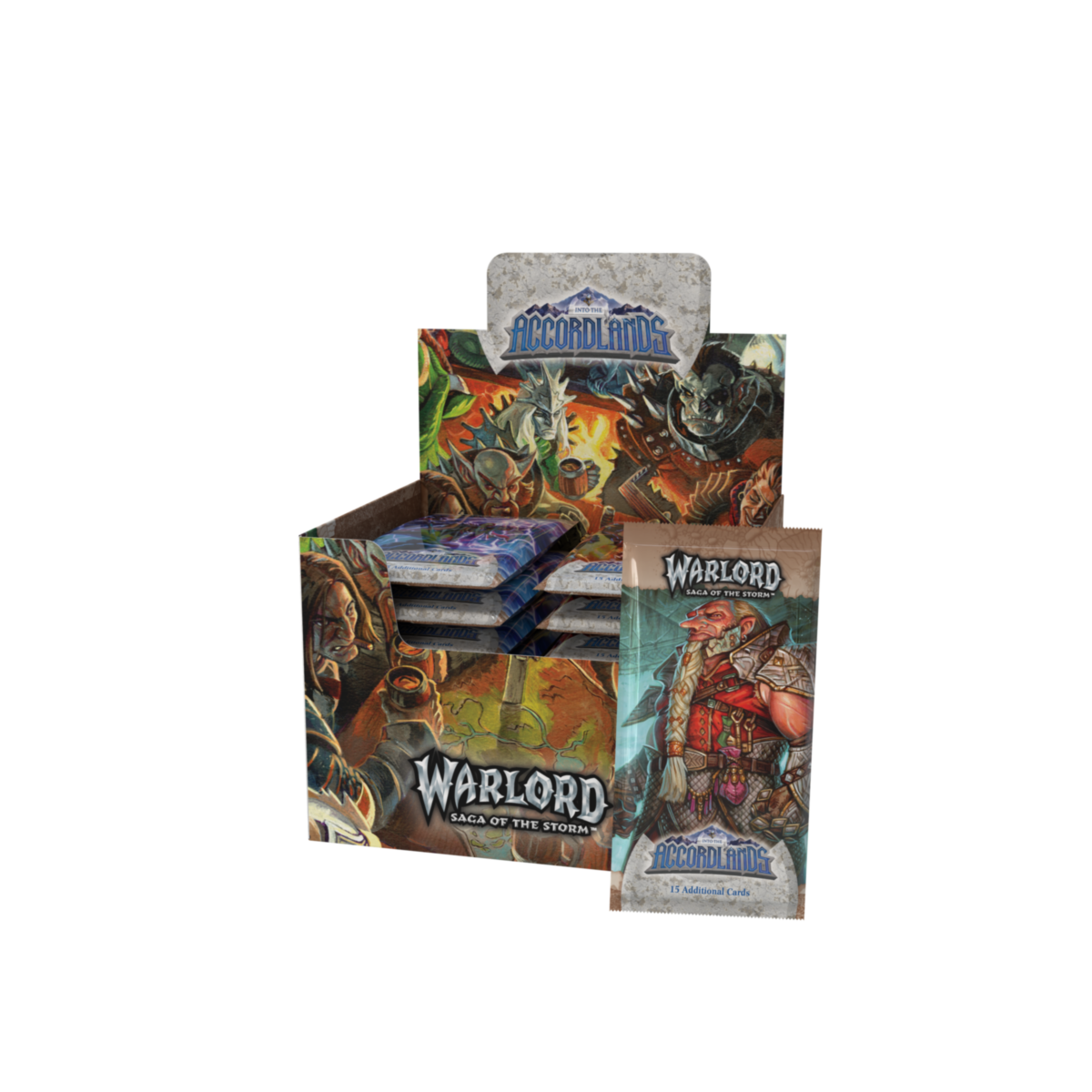 Warlord - Saga of the Storm - Into the Accordlands Booster Display [::]  Let's Play Games