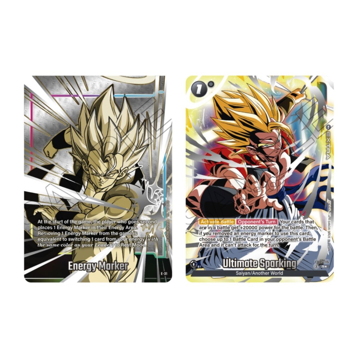 Dragon Ball Super Card Game: Fusion World  Official Card Case & Sleeves  Set 3 Display: Gogeta [::] Let's Play Games