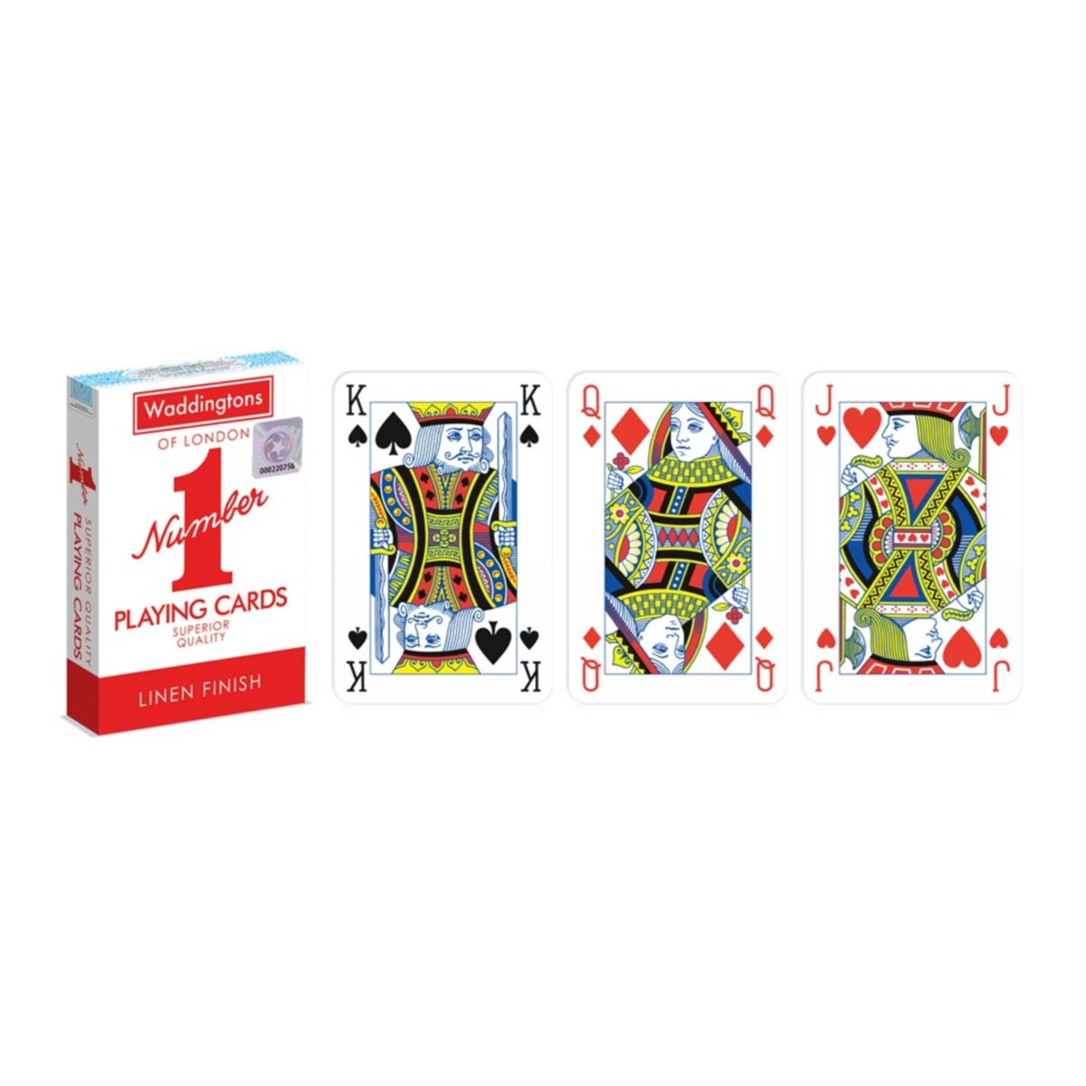 Carte Da Gioco Waddingtons N.1, Mazzo British Union Jack, Nuove