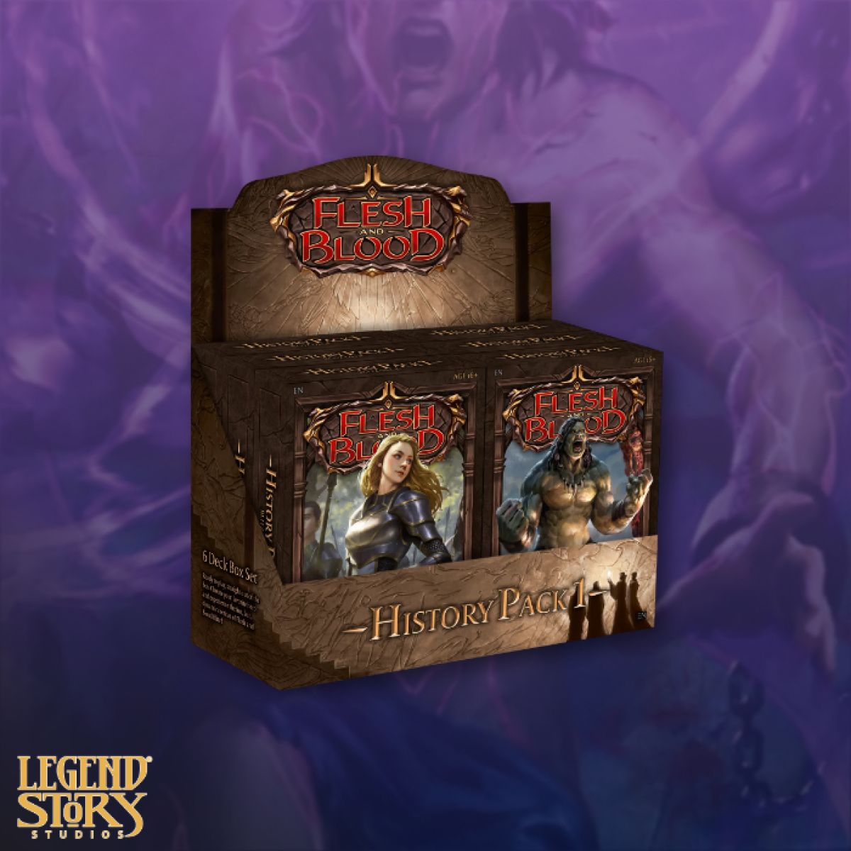 Flesh and Blood History Pack 1 Blitz Decks Display (6) [::] Let's 