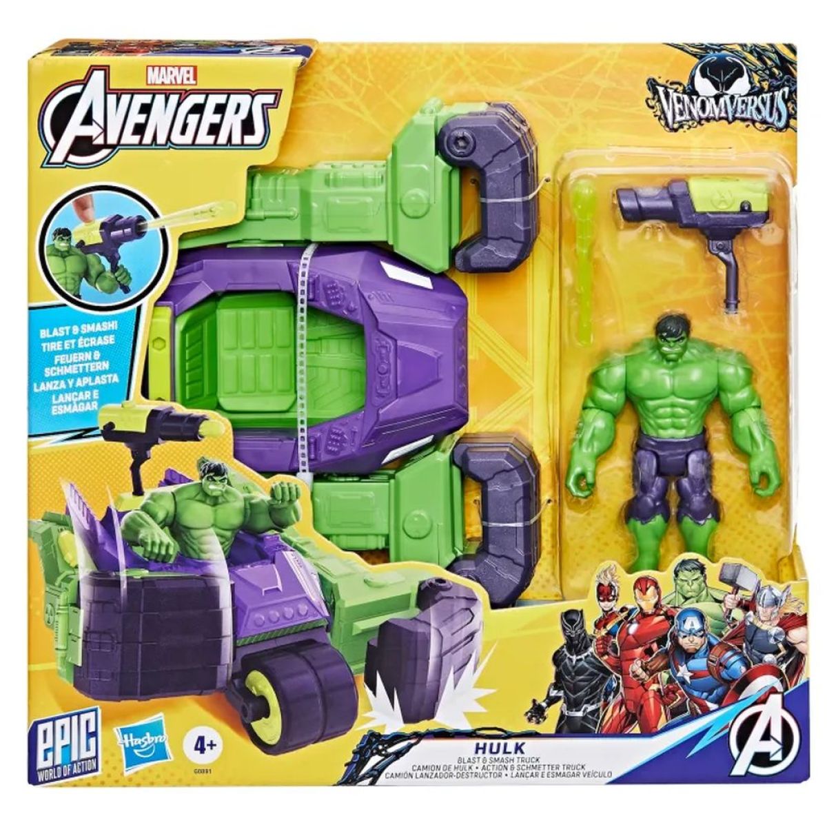 hulk toy truck
