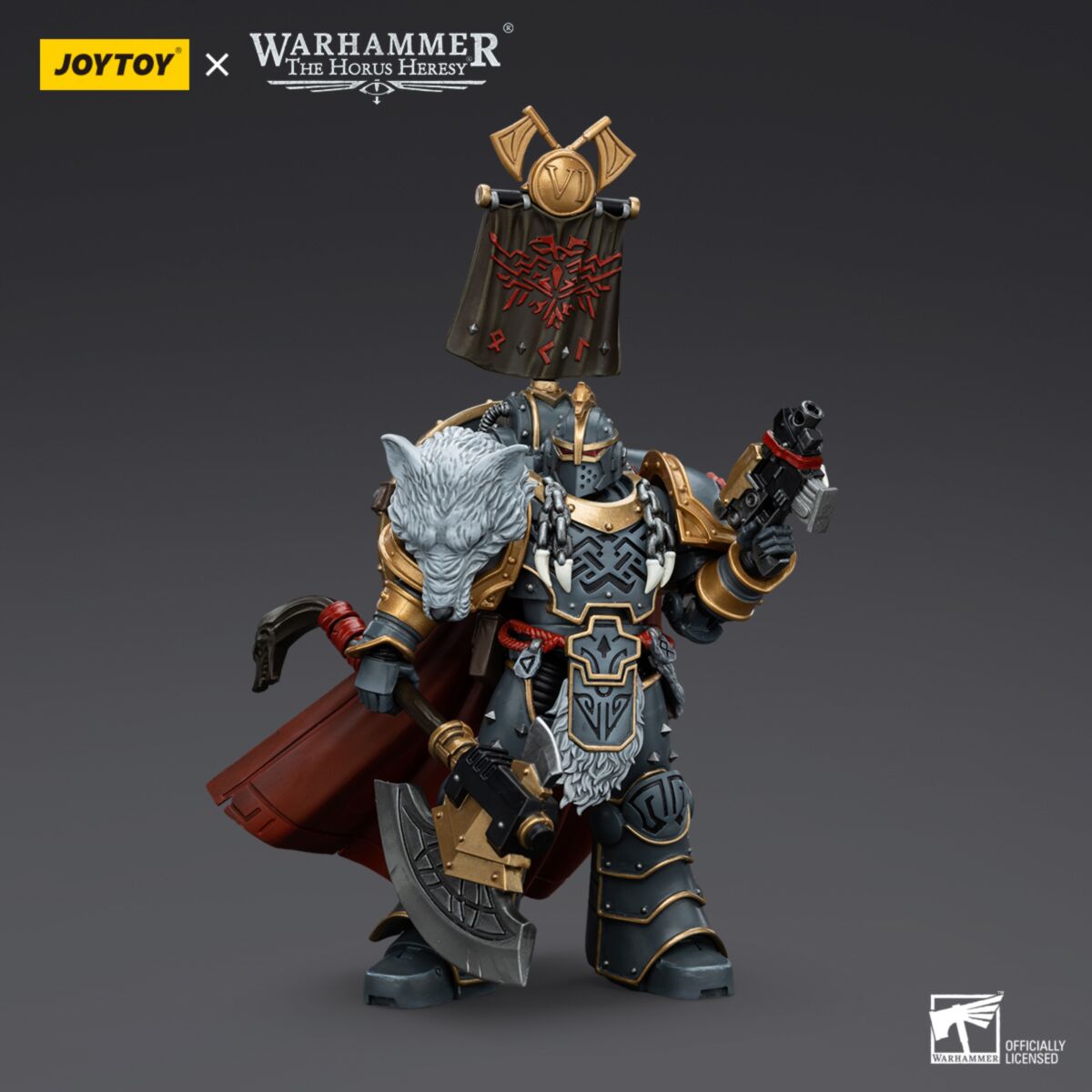 Warhammer Collectibles: 1/18 Scale Space Wolves Legion Praetor