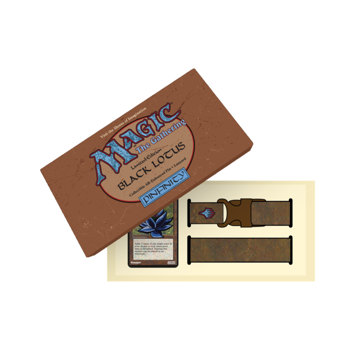 Pinfinity Magic Black Lotus Pin Set [::] Let's Play Games