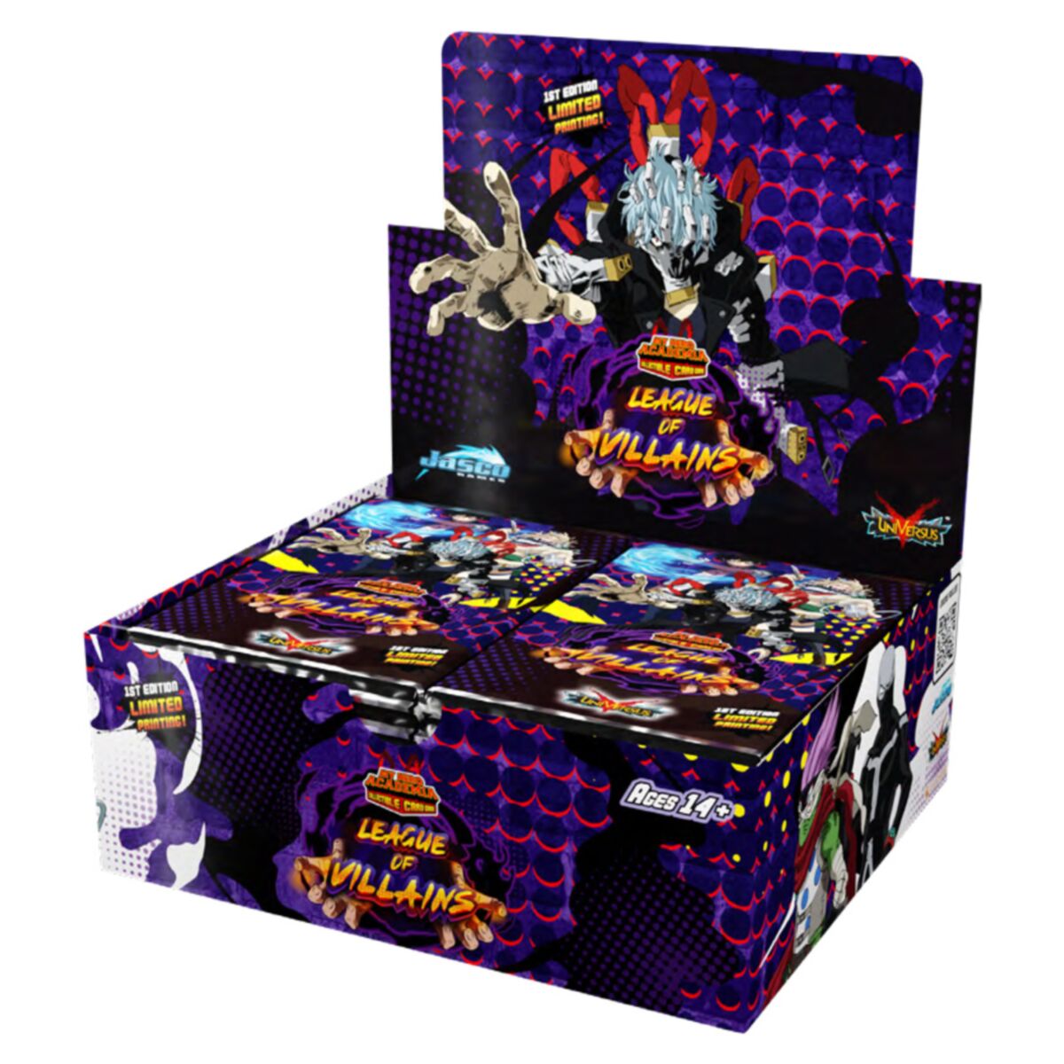 universus my hero academia booster box UniVersus My Hero Academia: League of Villains Booster Display [::] Let's  Play Games