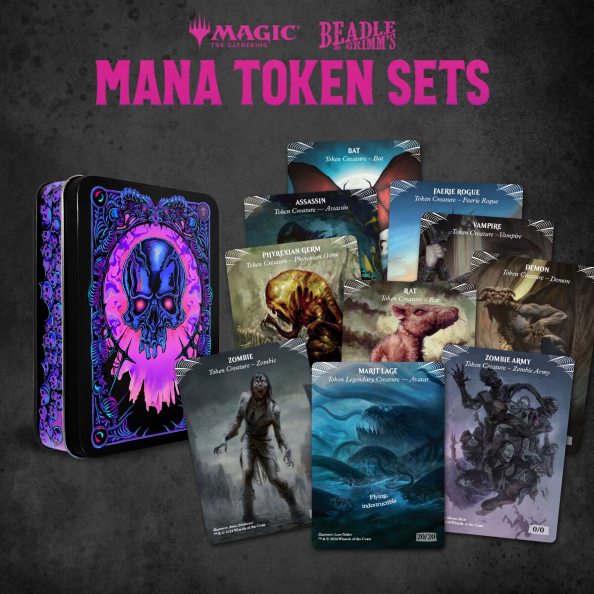 Beadle & Grimm's MTG BLACK MANA Token Set [::] Let's Play Games