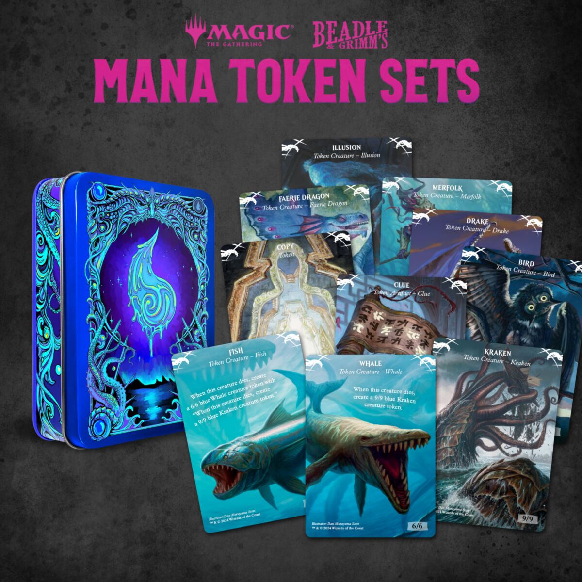 Beadle & Grimm's MTG BLUE MANA Token Set [::] Let's Play Games
