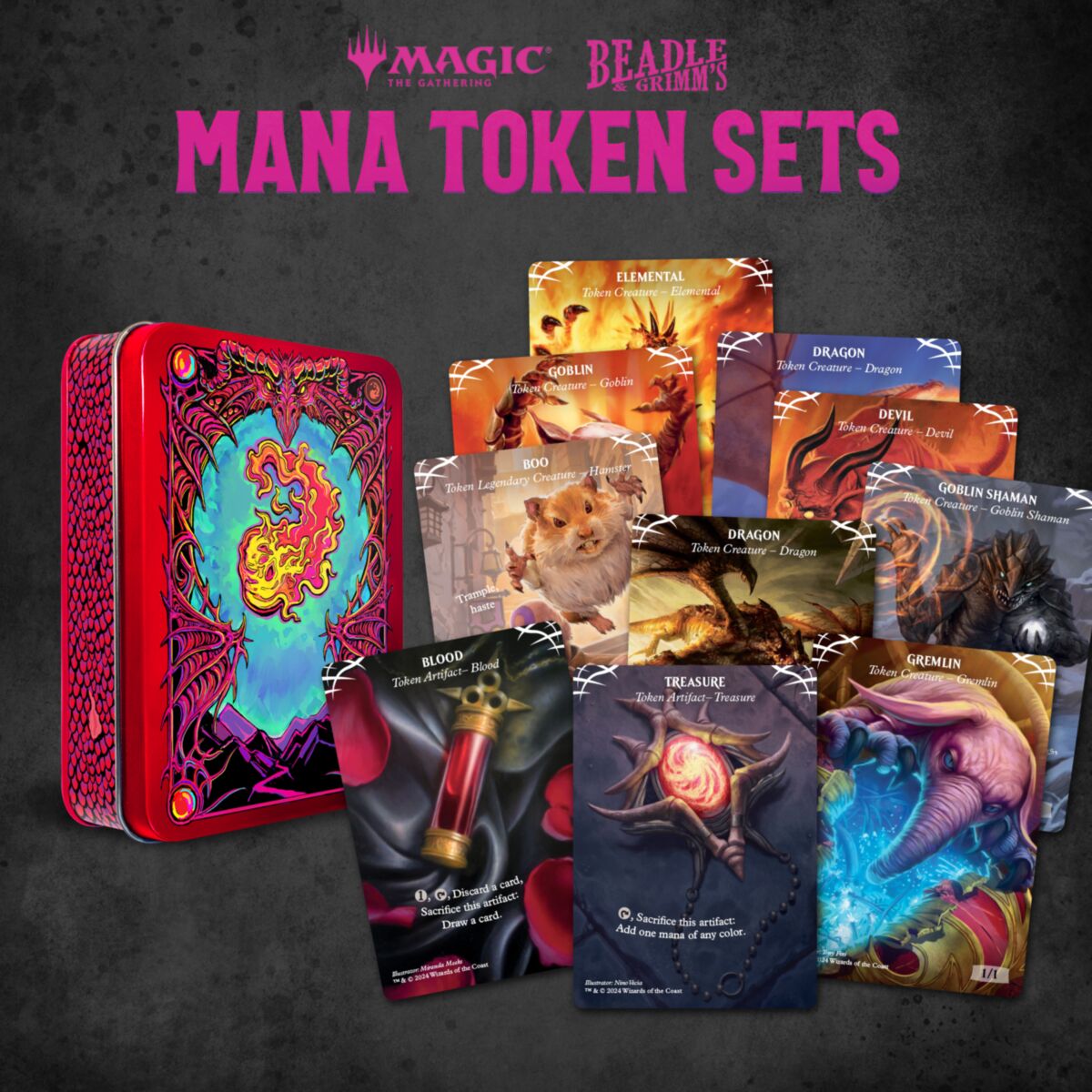 Beadle & Grimm's MTG RED MANA Token Set [::] Let's Play Games