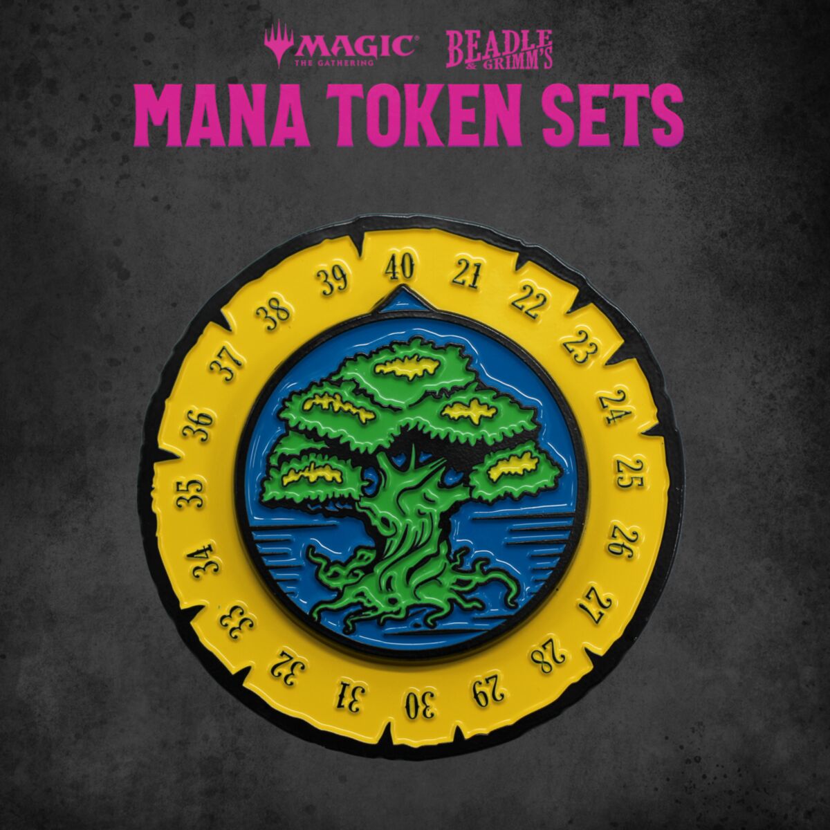 Beadle & Grimm's MTG GREEN MANA Token Set [::] Let's Play Games