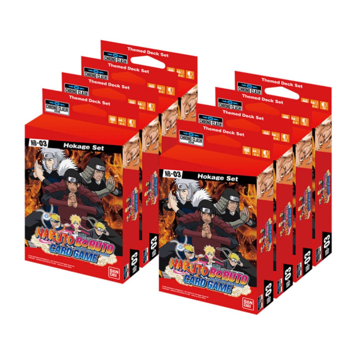 Chrono Clash System Card Game: Naruto Boruto  Expansion Deck Set Display:  Hokage [NB03] [::] Let's Play Games