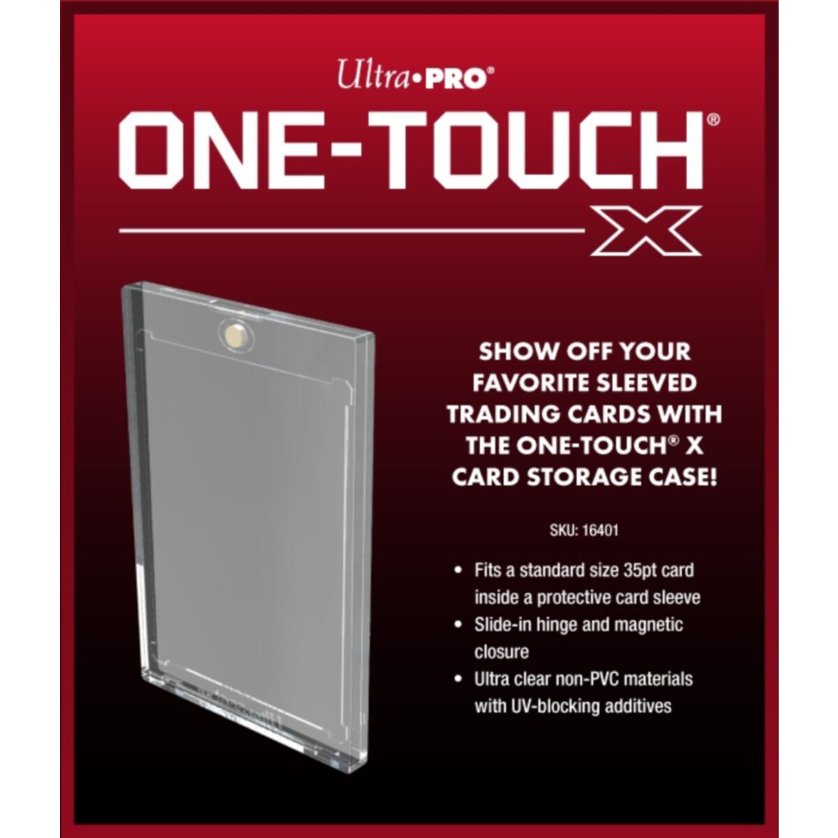 Ultra Pro: UP16401 35PT UV ONE-TOUCH X Magnetic Card Holder for Sleeved  Cards [::] Let's Play Games