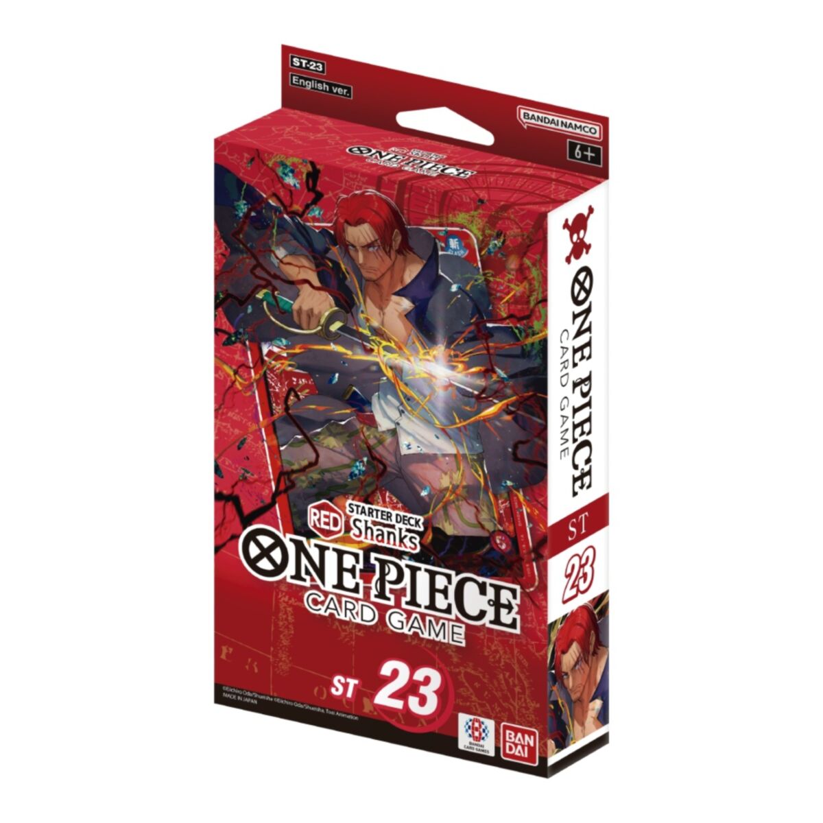 ワンピースカードゲーム　スタンダードレッド　カートン One Piece Card Game: Starter Deck Display – (Red) Shanks [ST-23