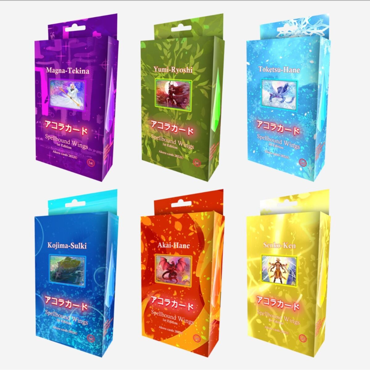 Akora TCG Spellbound Wings Theme Deck Display 1st Edition [] Let's