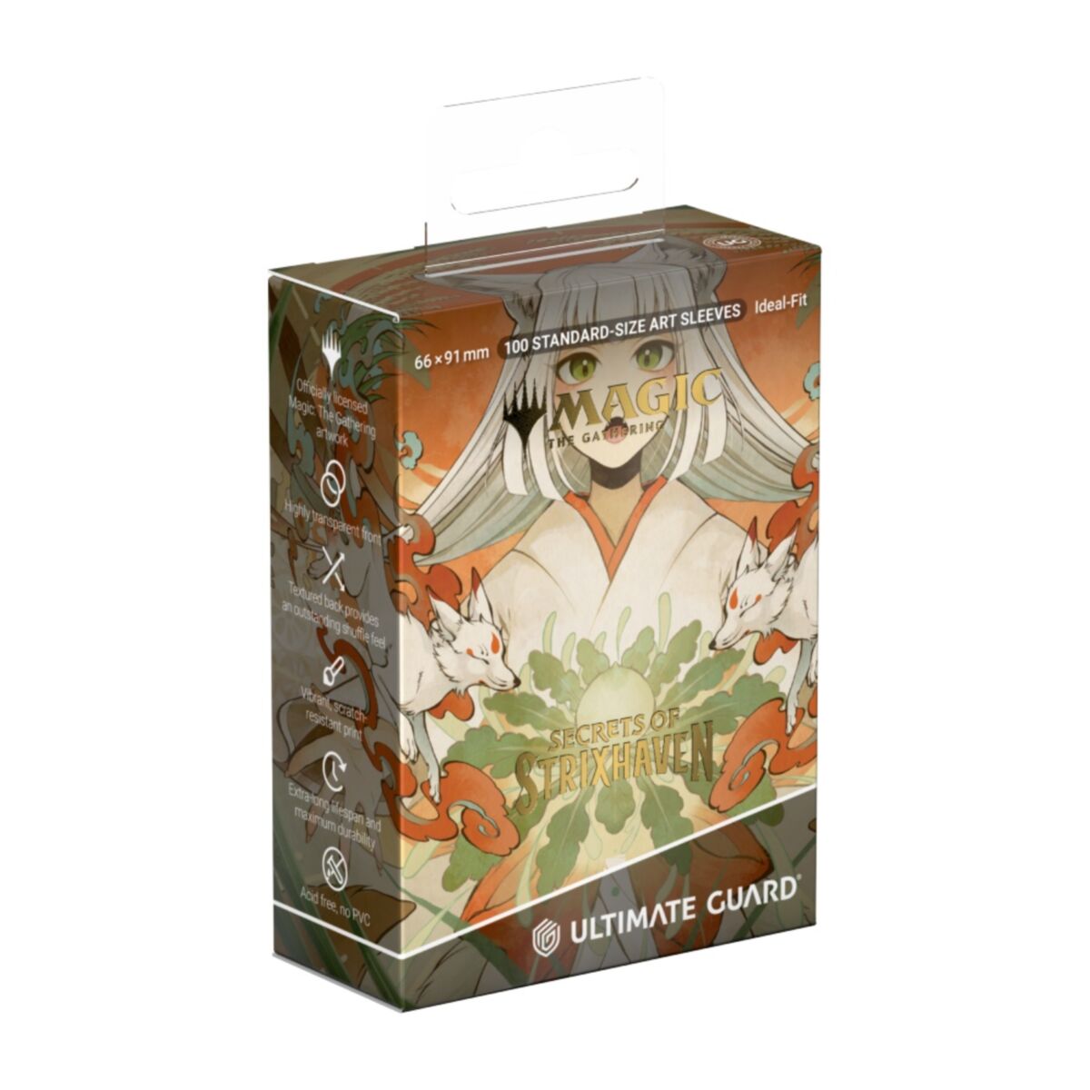 strixhaven card sleeves Gamegenic Premium Art Sleeves - Secrets of Strixhaven - Plains (105 ct.)