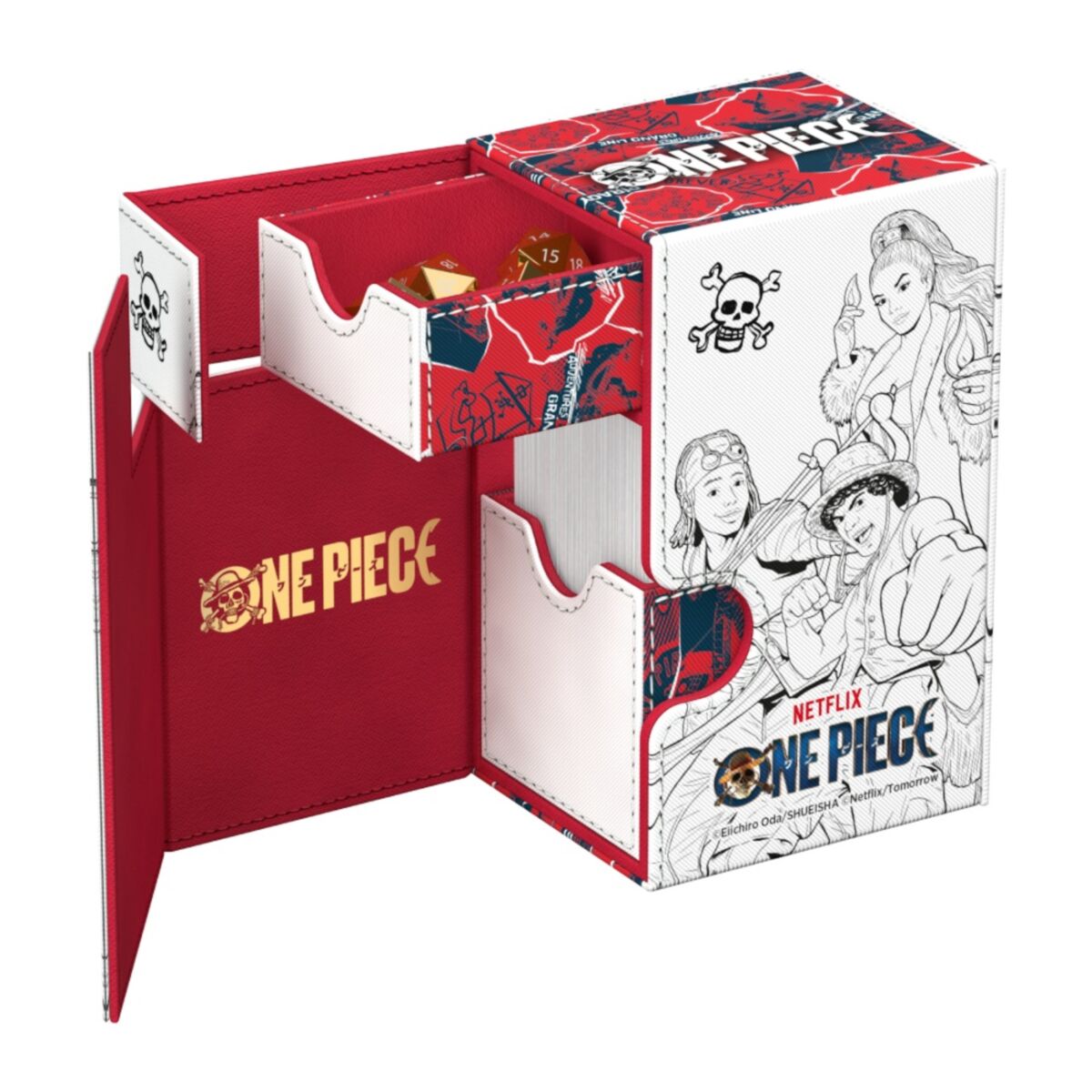 Ultimate Guard: Deck Box – XenoSkin Flip'n'Tray 80+ – One Piece