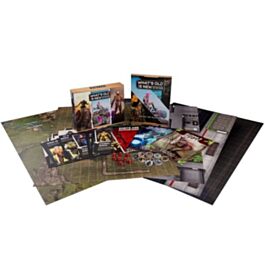 Modiphius: WOIN Starter Box Set - What's Old Is New Tabletop RPG, All-in-One Kit With Book, Adventures, Maps & Dice - View #3