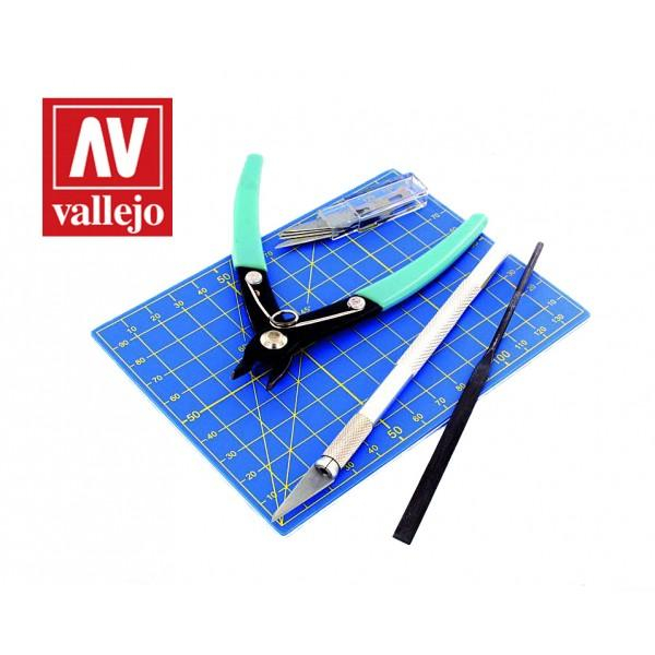 Vallejo Hobby Tools 9pc Plastic Modelling Tool set [] Let's Play