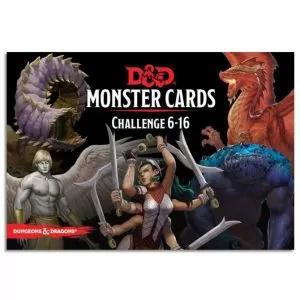 D&D Spellbook Cards Monster Challenge Deck 6-16 (74 cards)