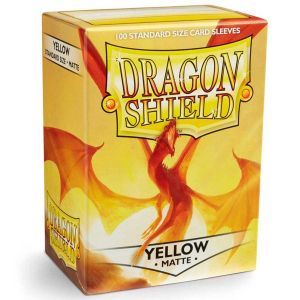 Dragon Shield: Sleeves – Matte – Yellow