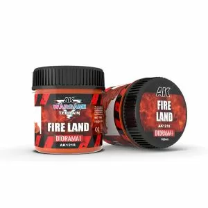 Ak Interactive - Terrains  - Fire Land 100 ml.