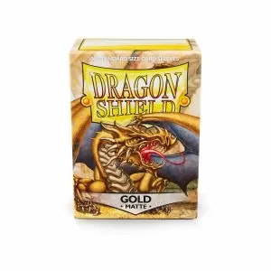 Sleeves - Dragon Shield - Box 100 - Gold MATTE