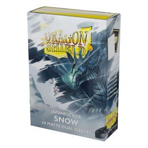 Sleeves - Dragon Shield Japanese - Box 60 - Dual Matte Snow White Mirin