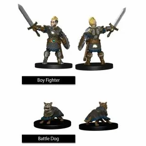 WizKids Boy Fighter & Battle Dog