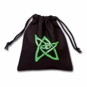Q Workshop - Call Of Cthulhu Dice Bag Black And Green