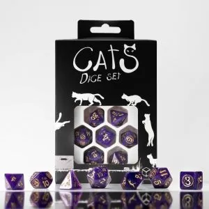 Q Workshop - Cats Dice Set - Purrito Dice Set 7
