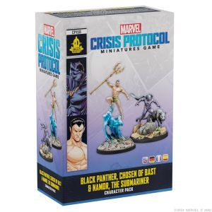Marvel Crisis Protocol Miniatures Game Black Panther; Chosen of Bast & Namor