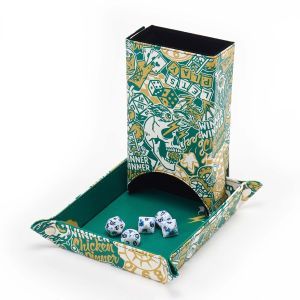 LPG Dice Tower with Mat Leather -  Artist Series: Cara