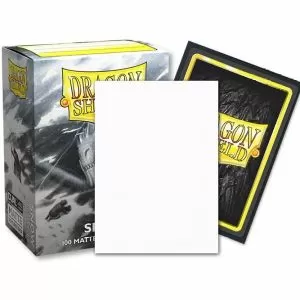 Sleeves - Dragon Shield - Box 100 - Standard Size Dual Matte Snow White Mirin