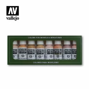 Vallejo Model Colour - Face & Skin Tones 8 Colour Set Old Formulation