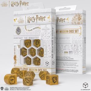 Q Workshop - Harry Potter Modern Dice Set - Hufflepuff - Yellow Dice Set 7
