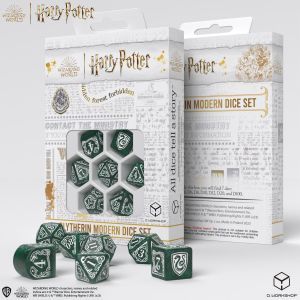 Q Workshop - Harry Potter Modern Dice Set - Slytherin - Green Dice Set 7