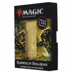 Fanattik Magic the Gathering Precious Metal Collectibles 24K - Hammer of Bogardan