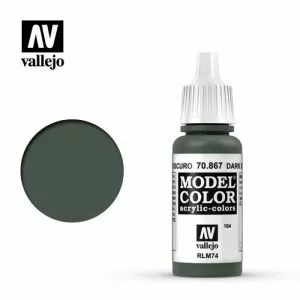 Vallejo Model Colour - Dark Blue Grey 17 ml Old Formulation
