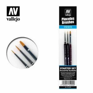 Vallejo Brushes - Precision - Starter Set I (3 Pcs.)