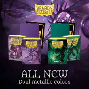 Sleeves - Dragon Shield Japanese - Box 60 - Dual Matte Metallic Purple (Soul)