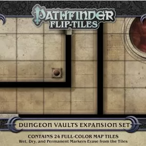 Pathfinder Accessories: Flip Tiles Dungeon Vaults Expansion